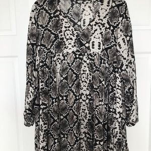 Snakeskin dress